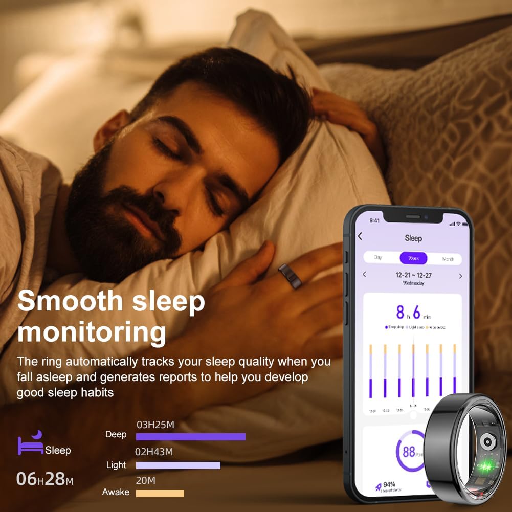 Anillo inteligente tipo Oura talla 10 - Imagen 4